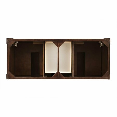 James Martin Vanities Brookfield 60in Double Vanity Cabinet, Burnished Mahogany 147-114-5661